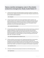 Nancy caroline emergency care in the streets endocrine emergencies |50 Questions| With Correct Answers.