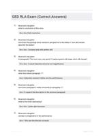 GED RLA Already Passed