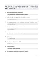 PPL CAAP NAVIGATION TEST WITH QUESTIONS AND ANSWERS