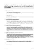 AQA Sociology Education (A Level) Study Guide Graded A+