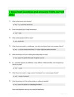 7 brew test Question and answers 100% correct  2024