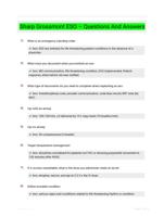 Sharp Grossmont ESO  Questions And Answers