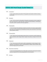 GEOG 203 final Study Guide Rated A+