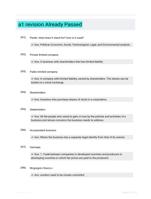 a1 revision Already Passed