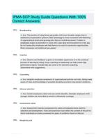 IPMA-SCP Study Guide Questions With 100% Correct Answers.