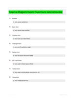 Special Riggers Exam Questions And Answers