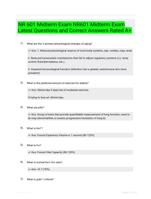 NR 601 Midterm Exam  NR601  Midterm Exam Latest  Questions and Correct Answers Rated  A+