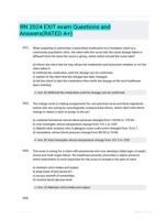 RN 2024 EXIT Exam Questions and Answers Latest Updates 2024( A+ GRADED 100% VERIFIED).