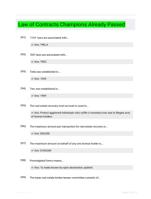 Law of Contracts Champions Already Passed