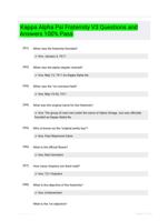 Kappa Alpha Psi Fraternity V3 Questions and Answers 100% Pass