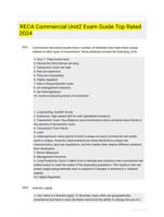 RECA Commercial Unit2 Exam Guide Top Rated 2024