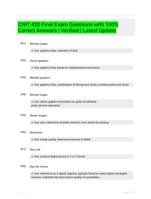 CNIT 420 Final Exam Questions with 100% Correct Answers | Verified | Latest Update