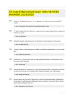 TX Code Enforcement Exam 100% VERIFIED  ANSWERS 2024/2025
