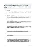 AP Government AP Exam Review (Updated 2024)