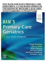TEST BANK FOR HAMS PRIMARY CARE GERIATRICS