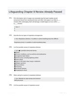 Lifeguarding Chapter 8 Review Already Passed