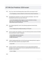 ATI RN Exit Predictor 2024 exam