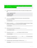 IAAO 101 Practice Tests Study Guide Questions and Correct Answers