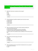 Indiana PSI Nail Practice Test 2022 Study Guide Rated A+