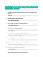 Nyc high pressure boiler license Exam Questions with Correct Answers