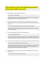 TNCC Practice Exam with Rationale questions and answers latest top score.