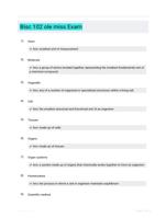 Bisc 102 ole miss Exam