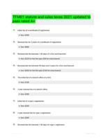 TFM01 statute and rules texas 2021 updated to pass rated A+