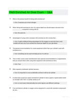 PADI Enriched Air Diver Exam  Q&A