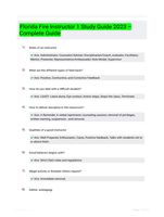 Florida Fire Instructor 1 Study Guide 2023  Complete Guide