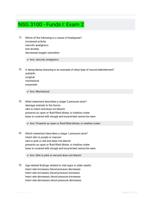 NSG 3100 - Funds I: Exam 2