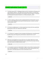 IAABO Refresher Exam (2017)