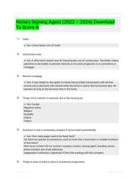 Notary Signing Agent (2023  2024) Download To Score A