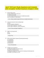 Jamf 100 Exam Study Questions and Answers with Complete Verified Solutions Graded A 2024