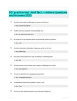 PSI practice test - Nail Tech  Indiana Questions and Answers-2023