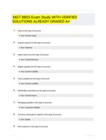 MGT 8803 Exam Study WITH VERIFIED SOLUTIONS ALREADY GRADED A+