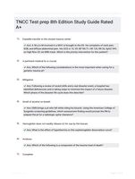 TNCC Test prep 8th Edition Study Guide Rated A+