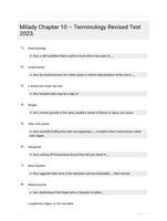 Milady Chapter 10  Terminology Revised Test 2023.
