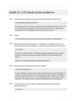 AAMC FL 4 CP Study Guide Graded A+