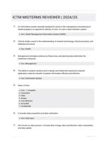 ICTM MIDTERMS REVIEWER | 2024/25