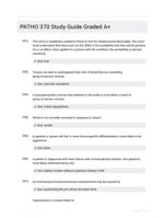 PATHO 370 Study Guide Graded A+
