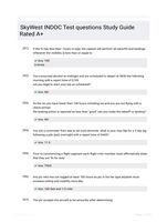 SkyWest INDOC Test questions  Study Guide Rated A+
