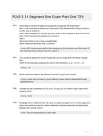FLVS 3.11 Segment One Exam Part One 73%