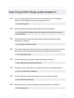 Heat Pump ESCO Study Guide Graded A+