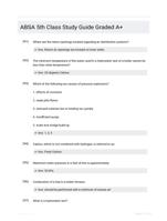 ABSA 5th Class Study Guide Graded A+