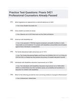 Practice Test Questions: Praxis 5421 Professional Counselors Already Passed