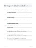 F60 Fireguard test Study Guide Graded A+