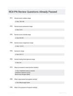 REX-PN Review Questions Already Passed