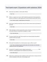 Test bank exam 2 Questions with solutions 2024