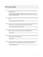PCT Exam 2024