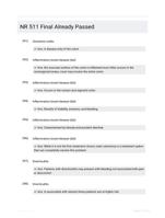 NR 511 Final Already Passed